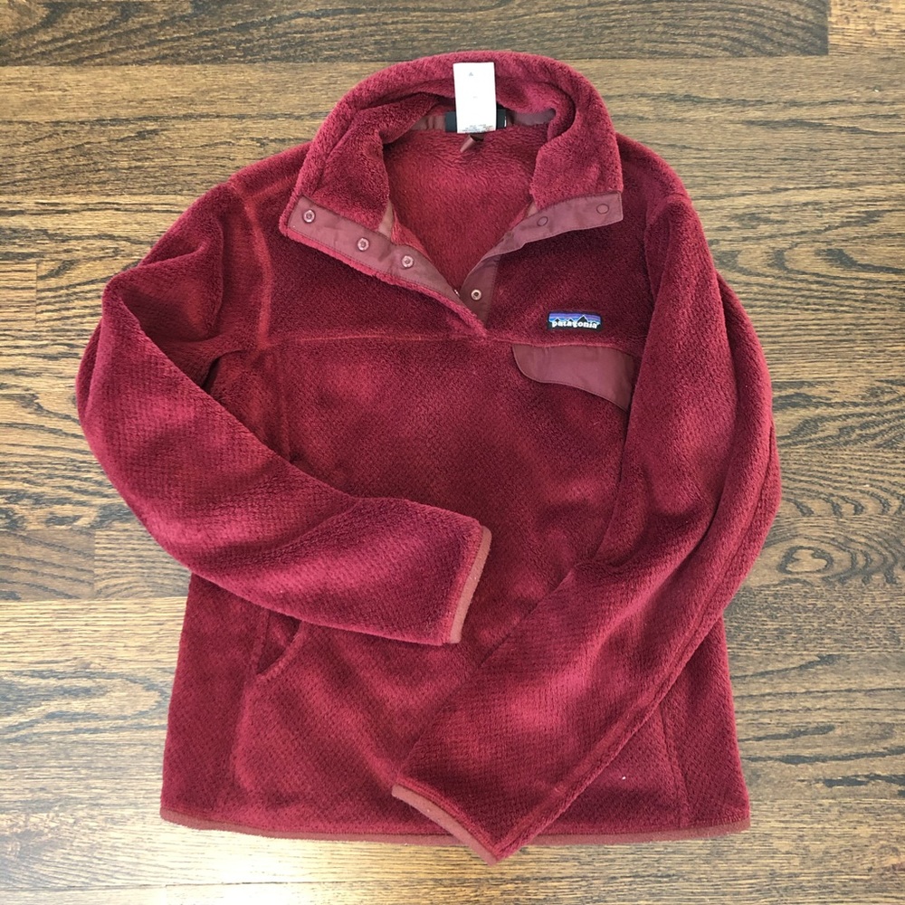 Patagonia Re-Tool Snap-T Pullover Fleece - Red